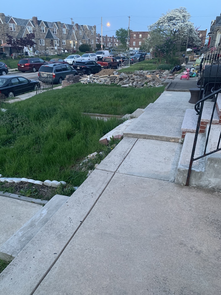 Photographic documentation of the work as submitted to the city's 311 record.