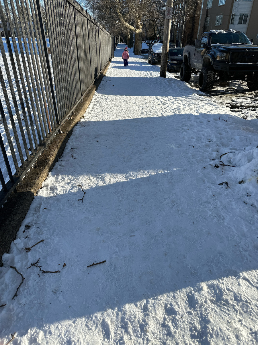 Photographic documentation of the work as submitted to the city's 311 record.