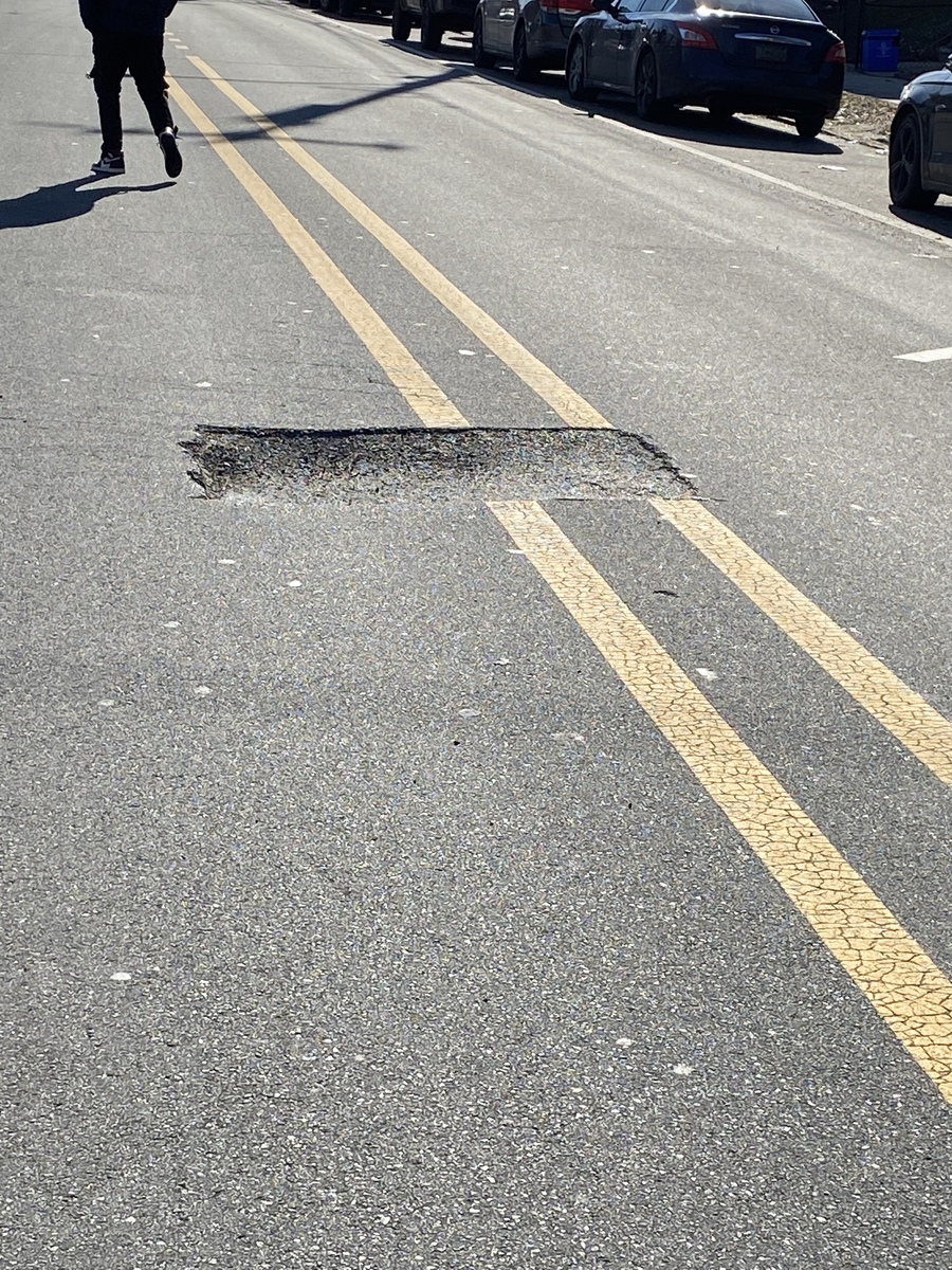 Photographic documentation of the work as submitted to the city's 311 record.