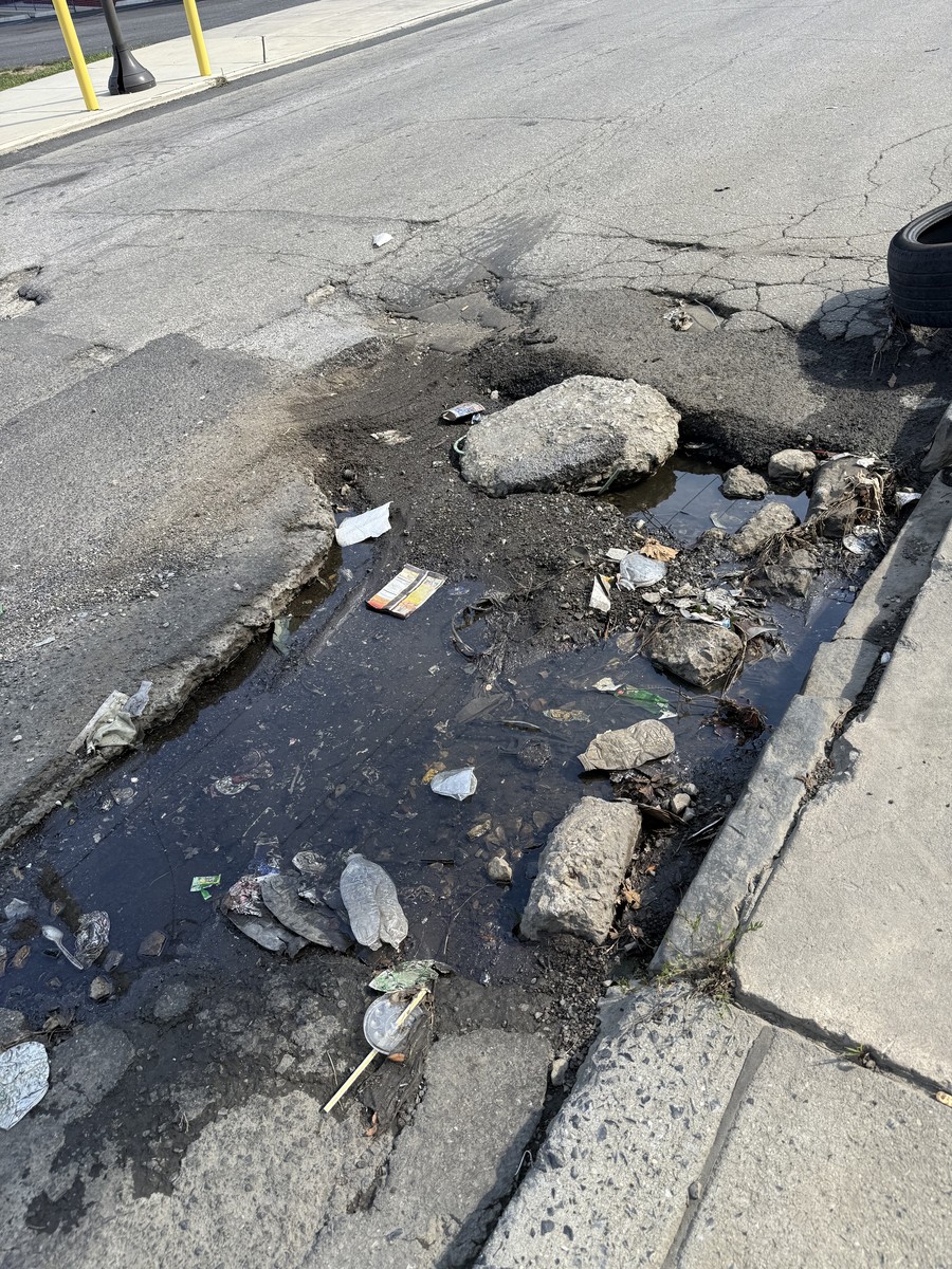 Photographic documentation of the work as submitted to the city's 311 record.