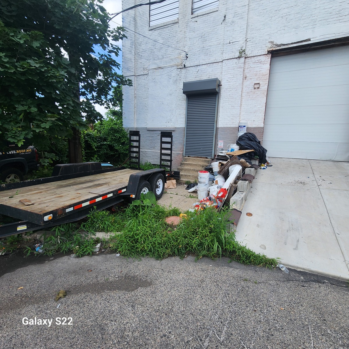 Photographic documentation of the work as submitted to the city's 311 record.