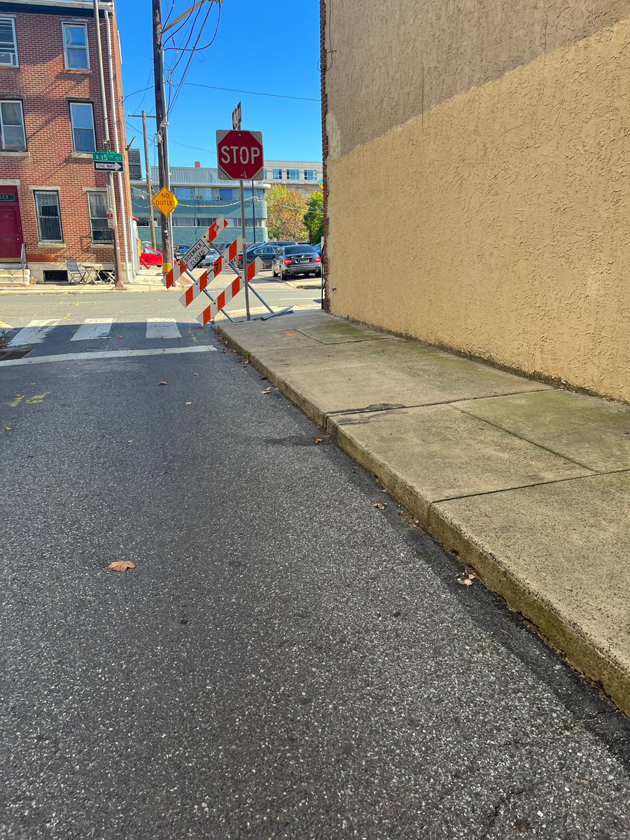 Photographic documentation of the work as submitted to the city's 311 record.