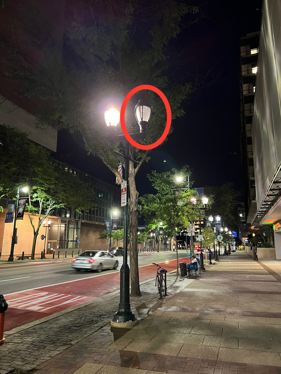 Photographic documentation of the work as submitted to the city's 311 record.
