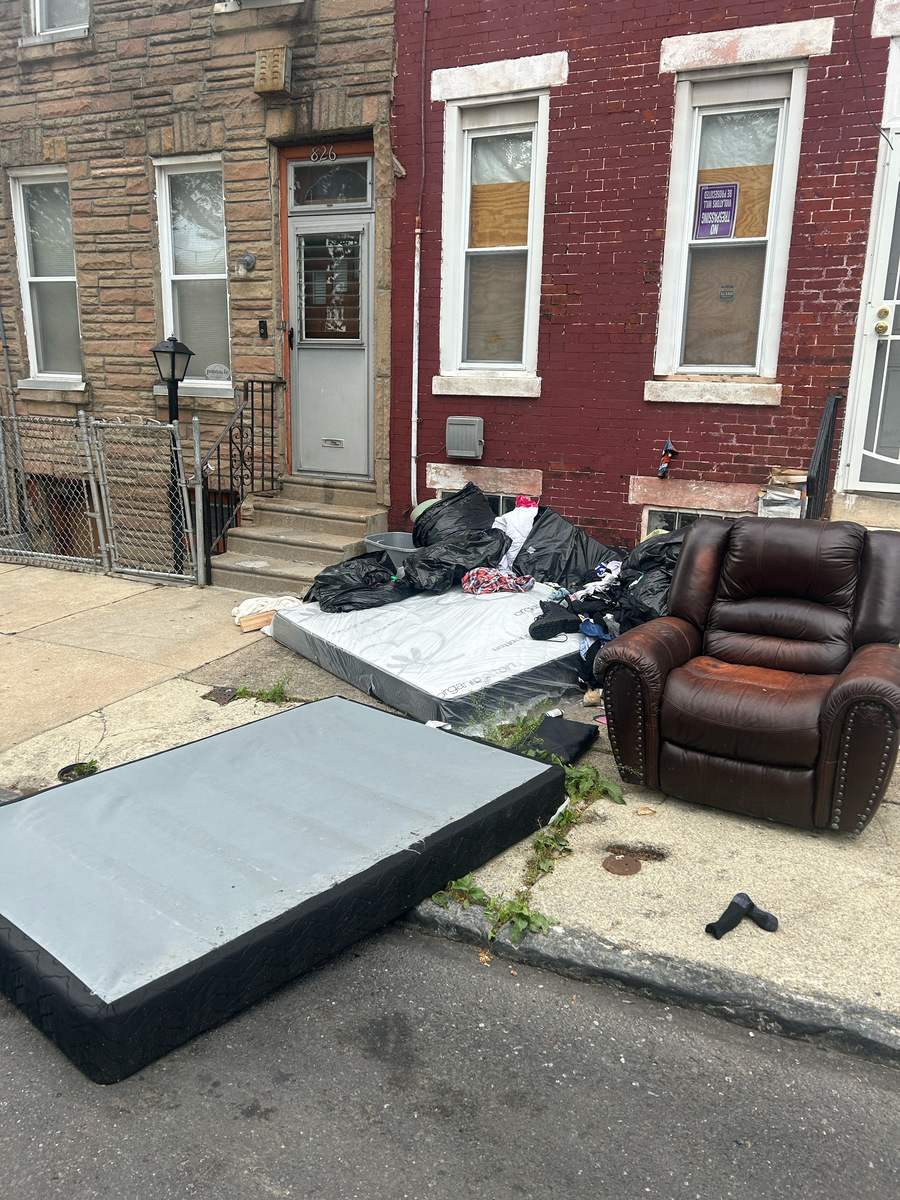Photographic documentation of the work as submitted to the city's 311 record.