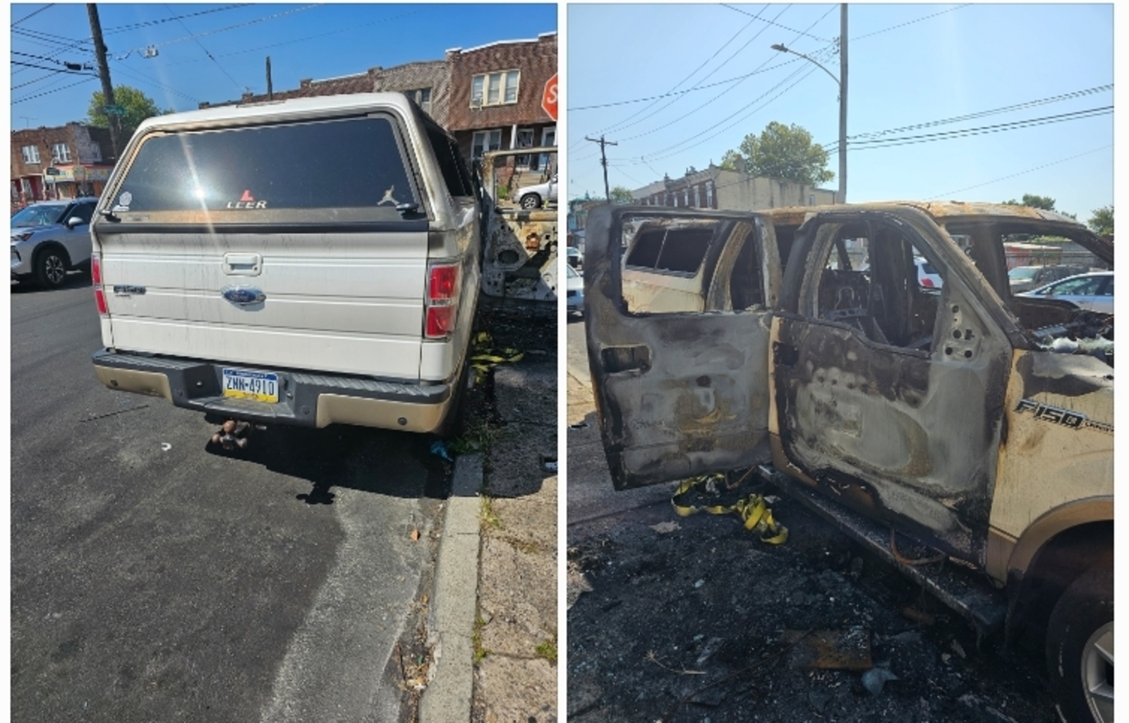 Photographic documentation of the work as submitted to the city's 311 record.