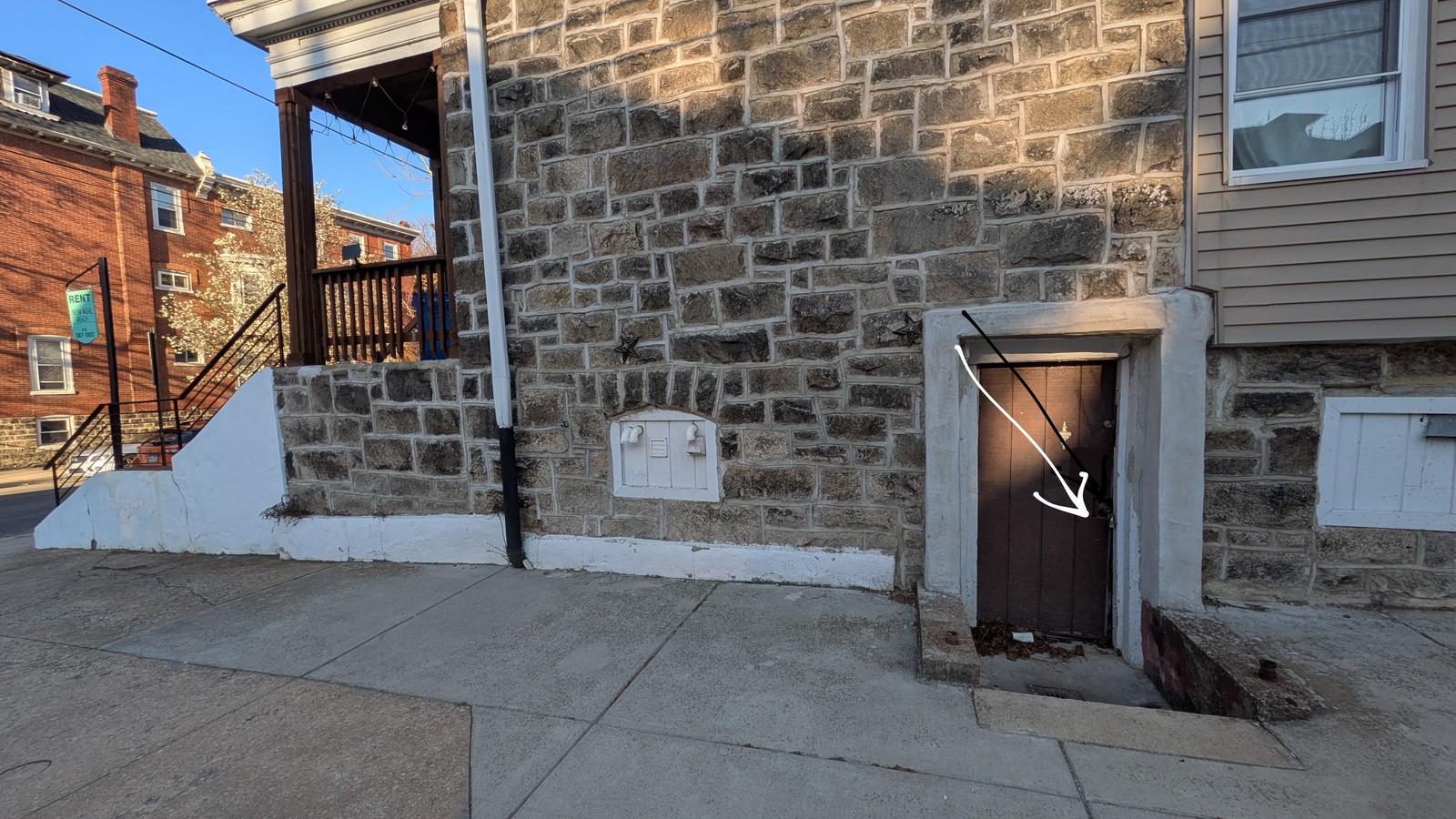 Photographic documentation of the work as submitted to the city's 311 record.