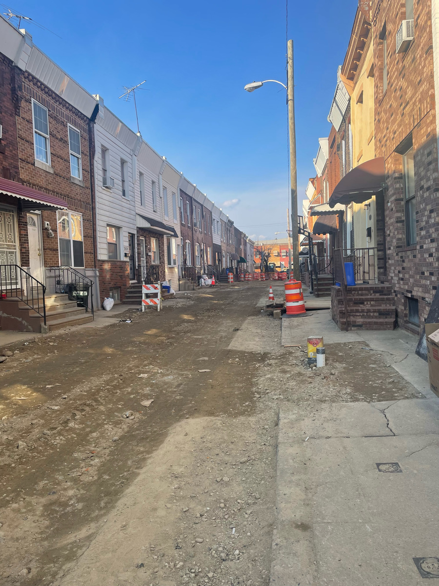 Photographic documentation of the work as submitted to the city's 311 record.