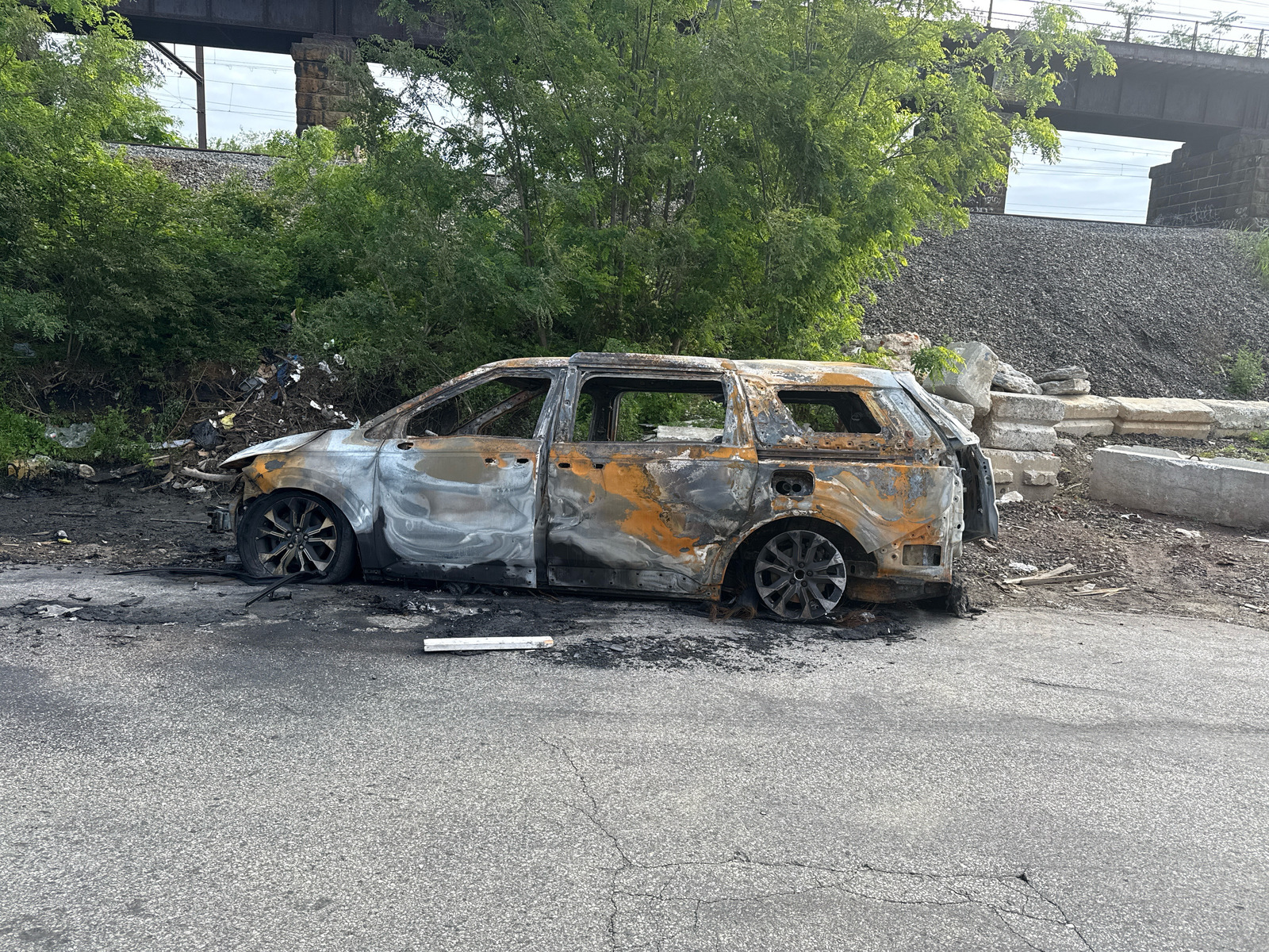 Photographic documentation of the work as submitted to the city's 311 record.