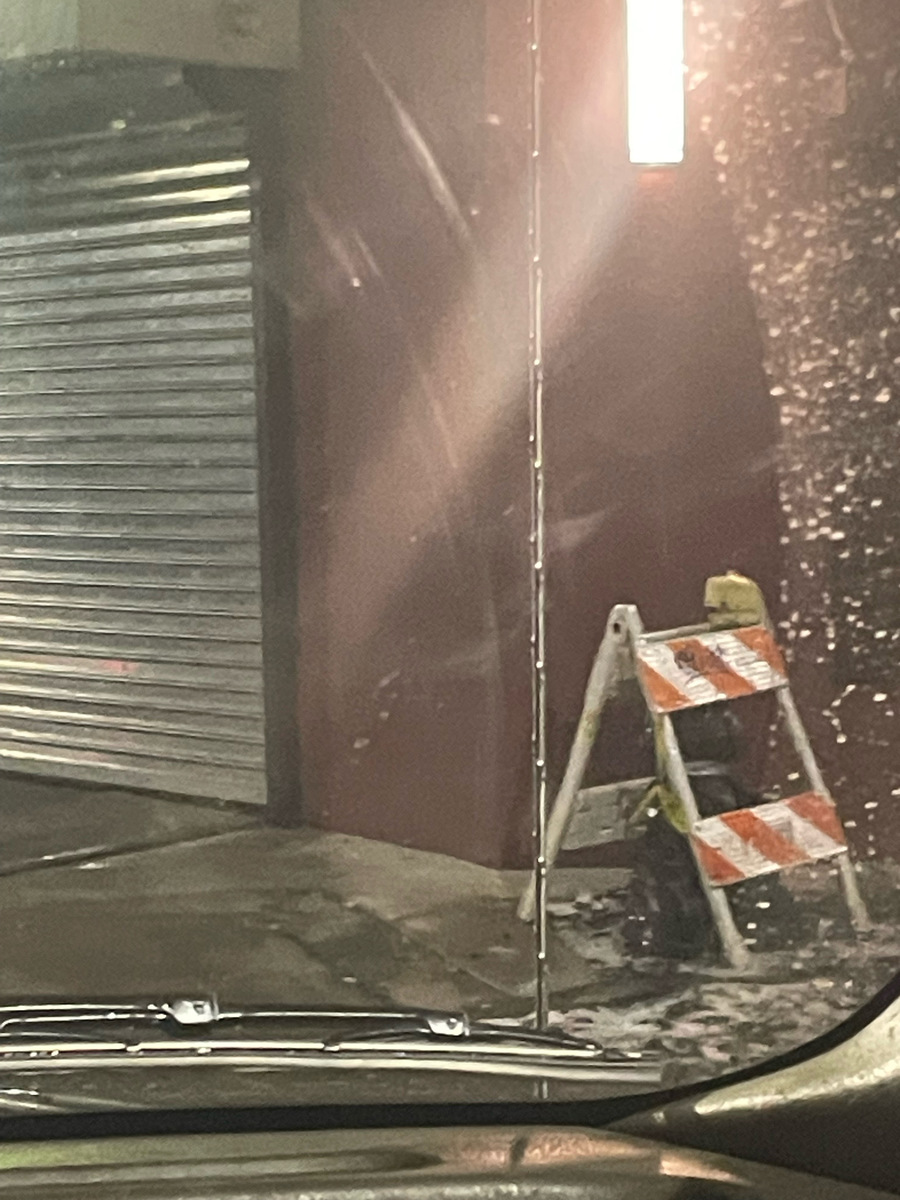 Photographic documentation of the work as submitted to the city's 311 record.
