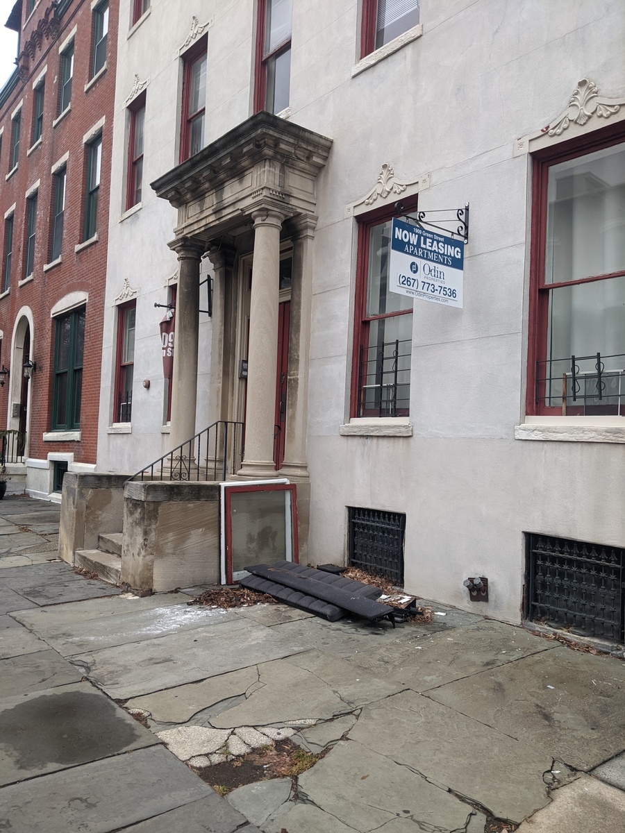 Photographic documentation of the work as submitted to the city's 311 record.