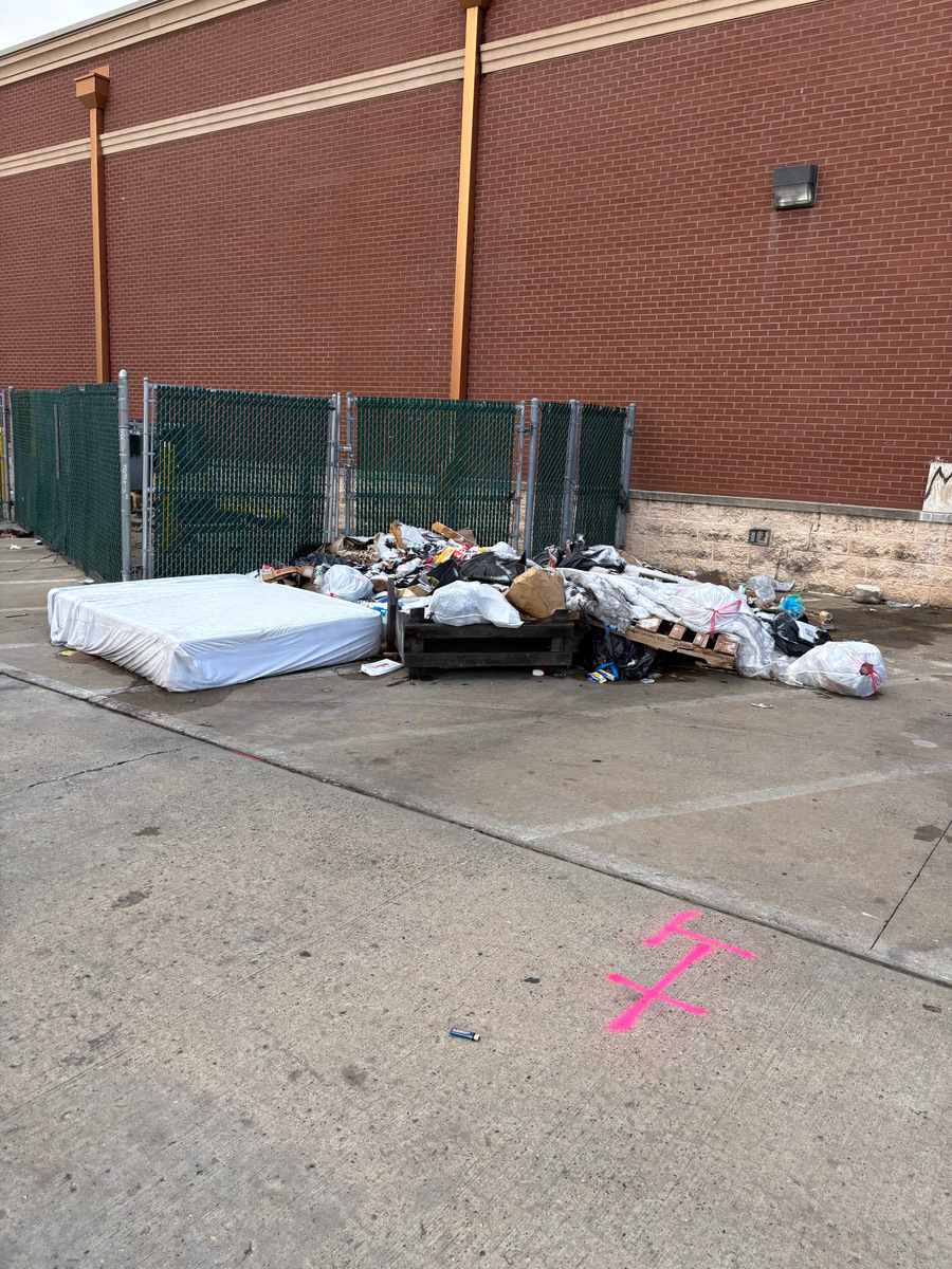 Photographic documentation of the work as submitted to the city's 311 record.