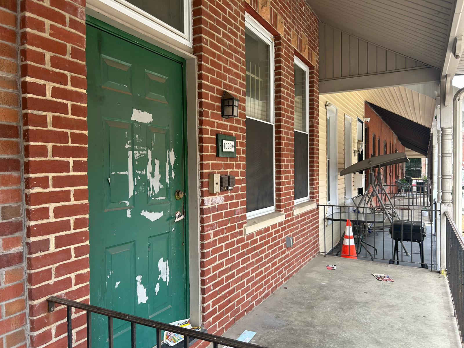 Photographic documentation of the work as submitted to the city's 311 record.