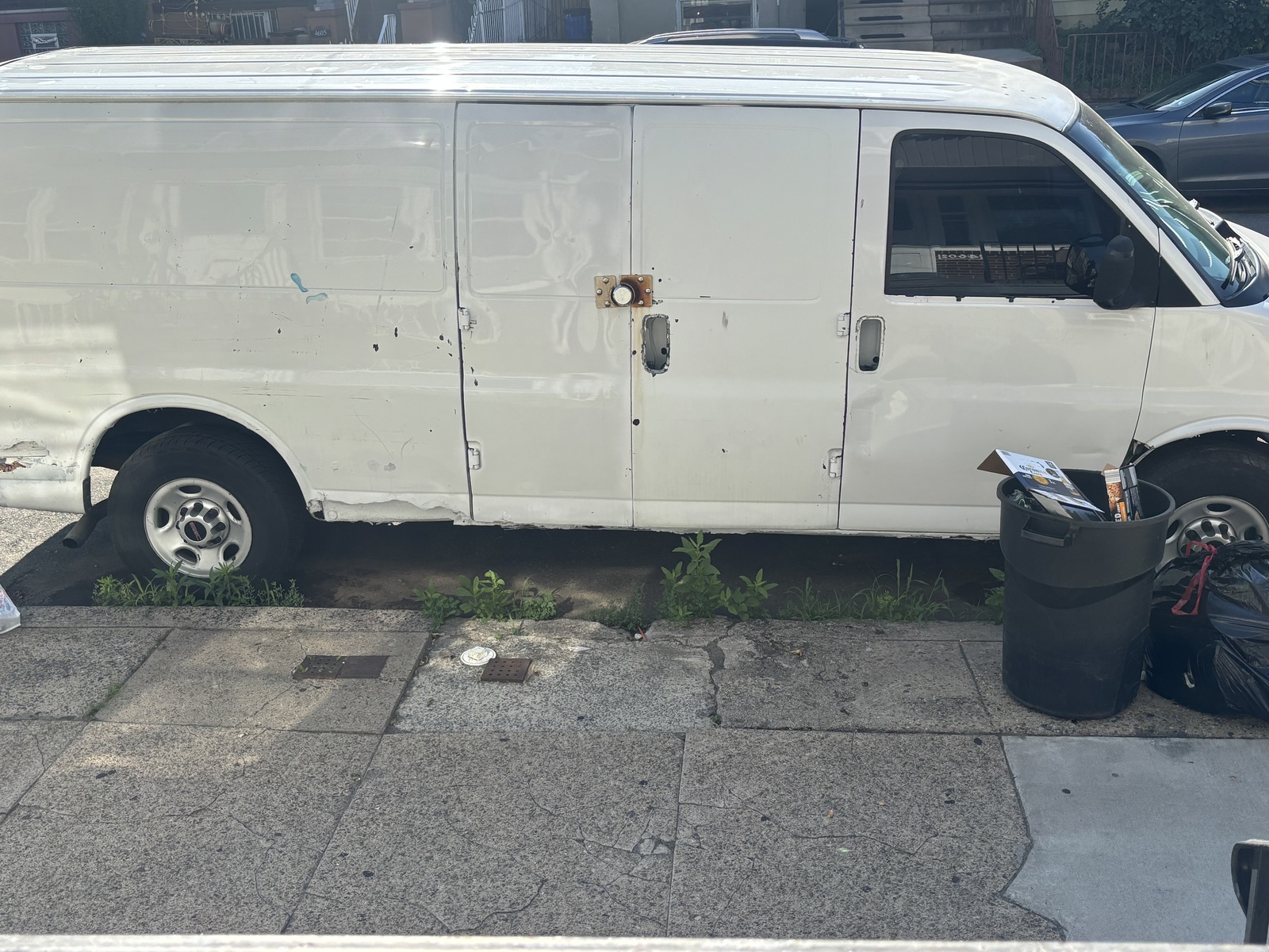 Photographic documentation of the work as submitted to the city's 311 record.