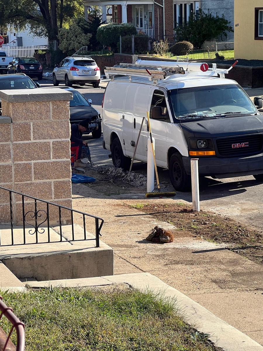 Photographic documentation of the work as submitted to the city's 311 record.