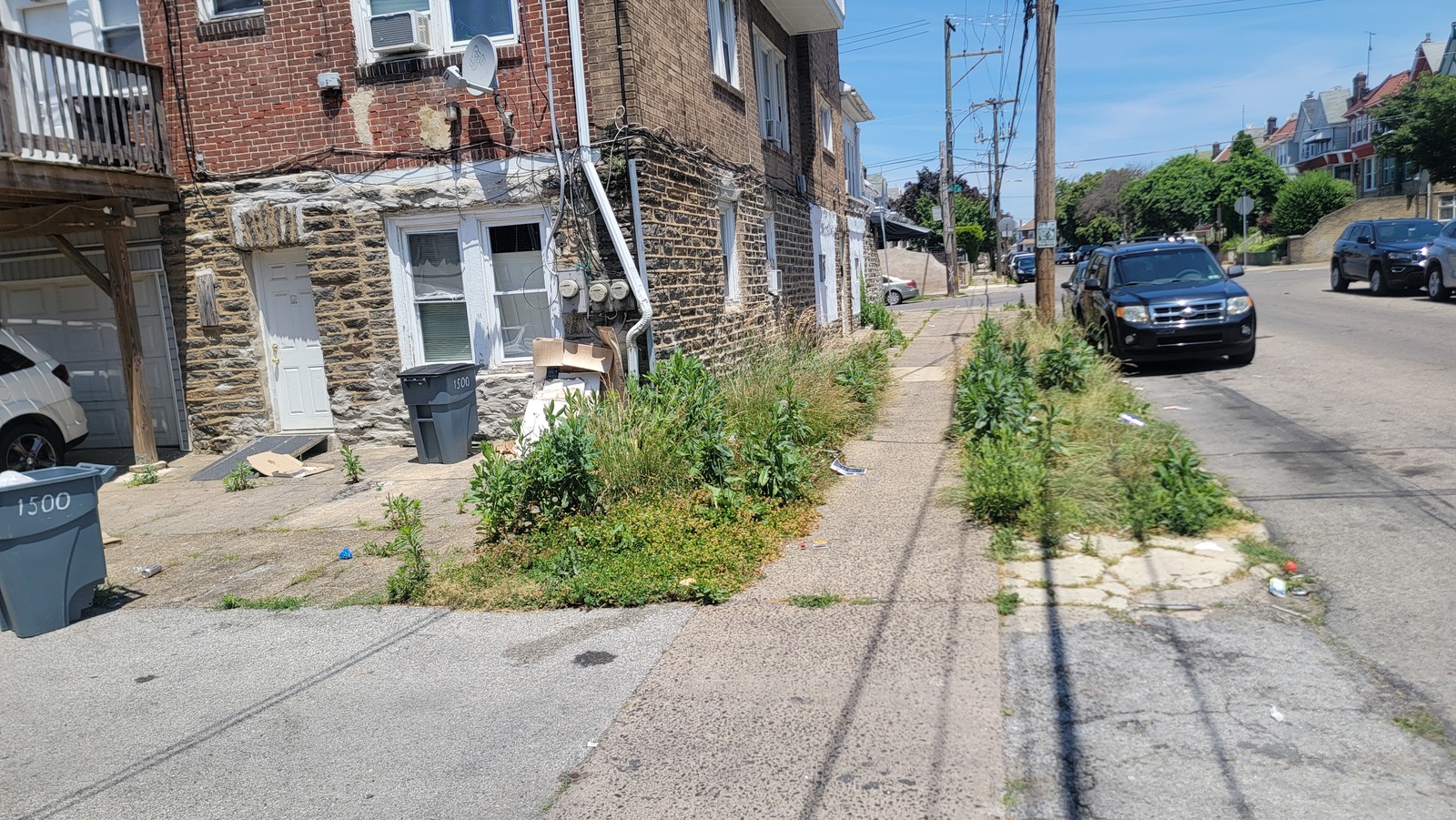 Photographic documentation of the work as submitted to the city's 311 record.