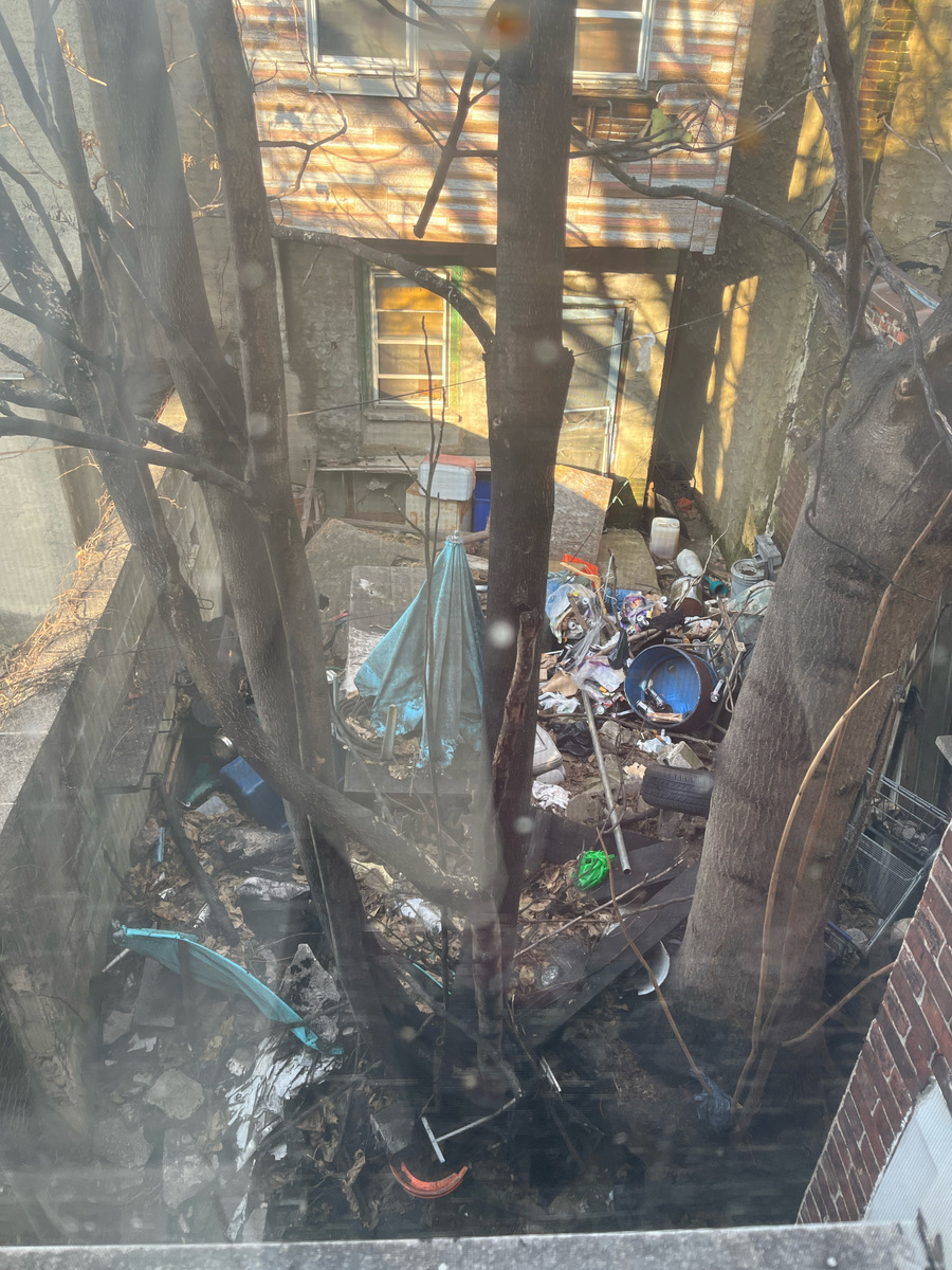 Photographic documentation of the work as submitted to the city's 311 record.