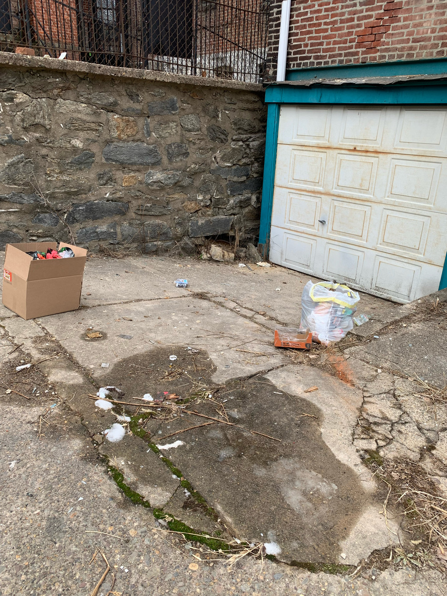 Photographic documentation of the work as submitted to the city's 311 record.