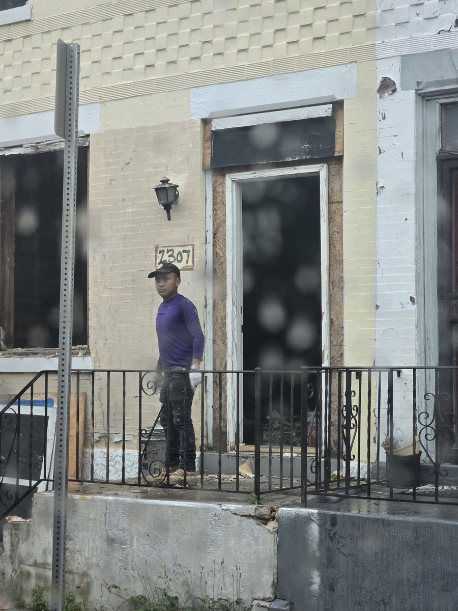 Photographic documentation of the work as submitted to the city's 311 record.
