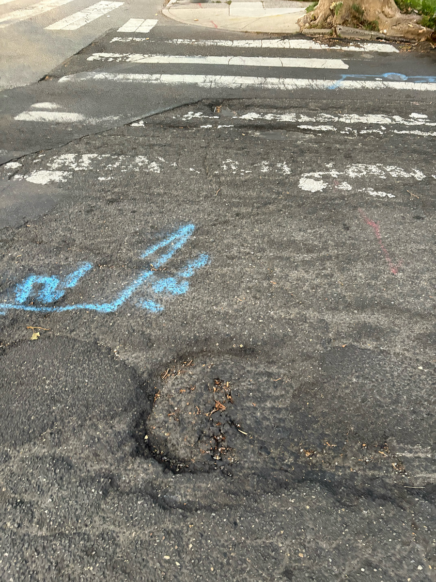 Photographic documentation of the work as submitted to the city's 311 record.