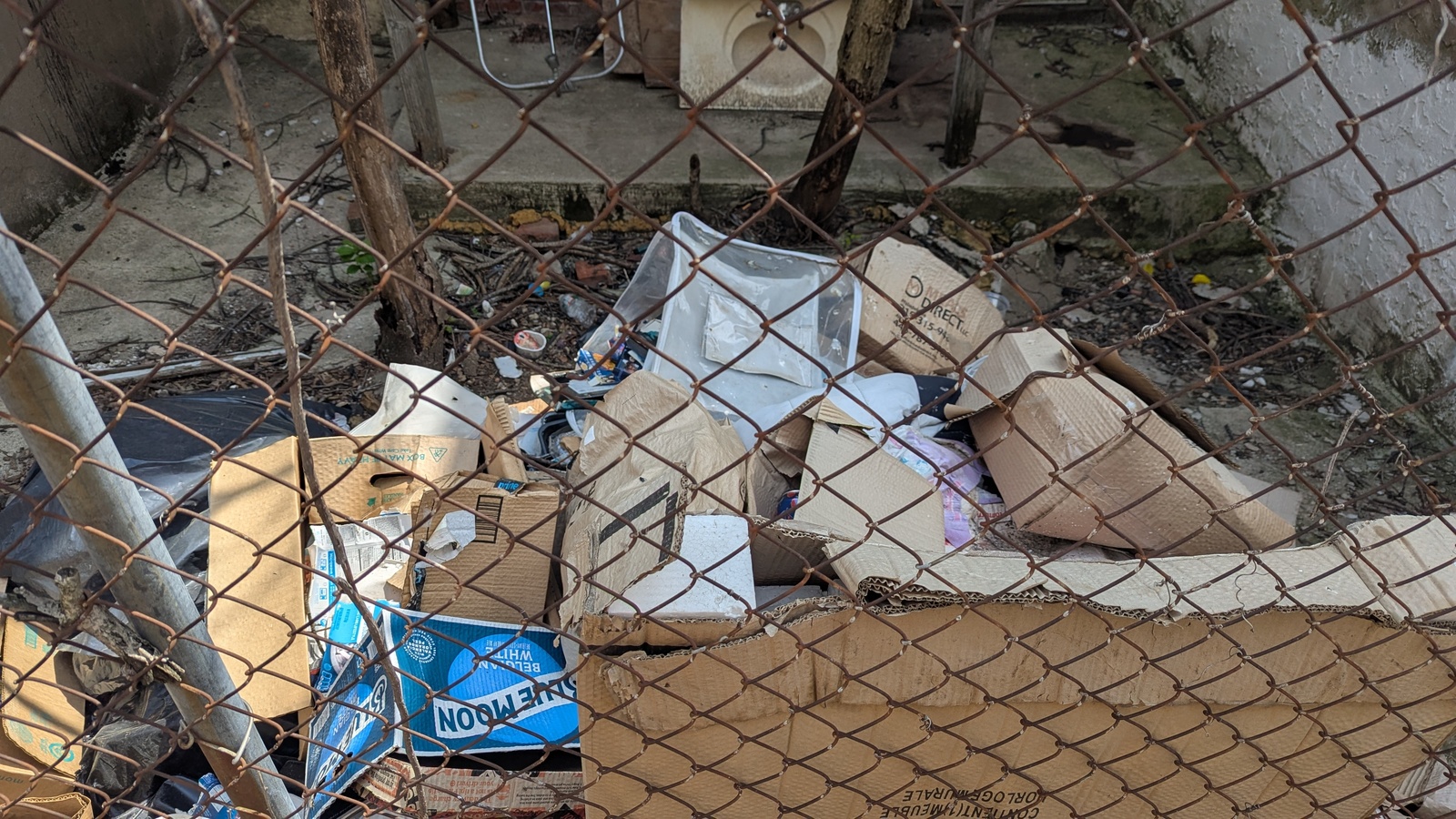 Photographic documentation of the work as submitted to the city's 311 record.