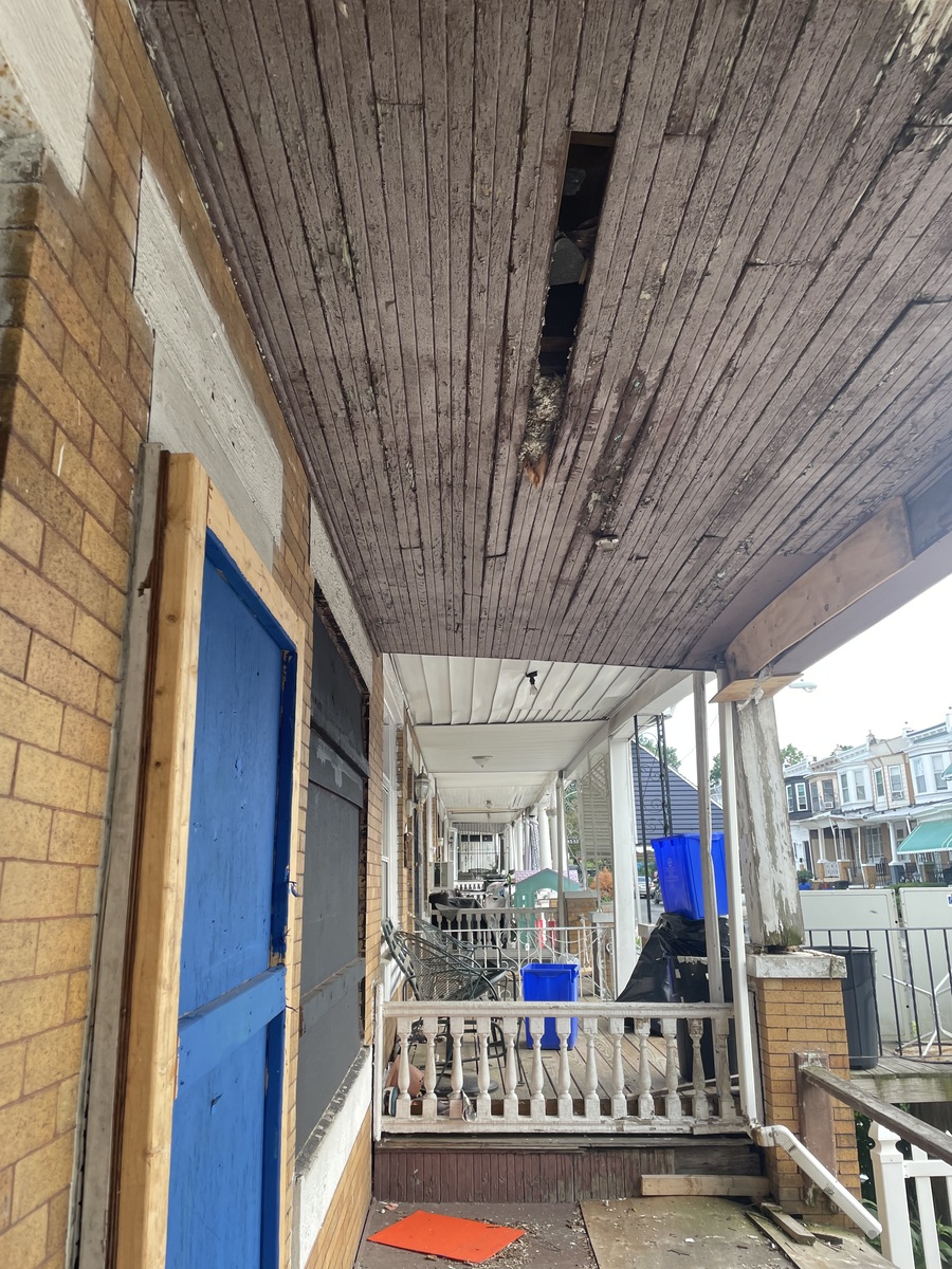 Photographic documentation of the work as submitted to the city's 311 record.
