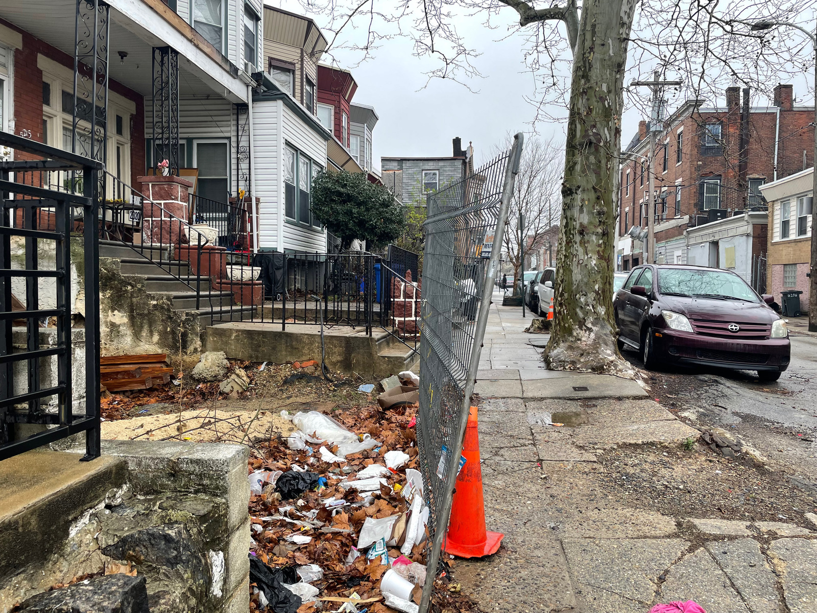 Photographic documentation of the work as submitted to the city's 311 record.