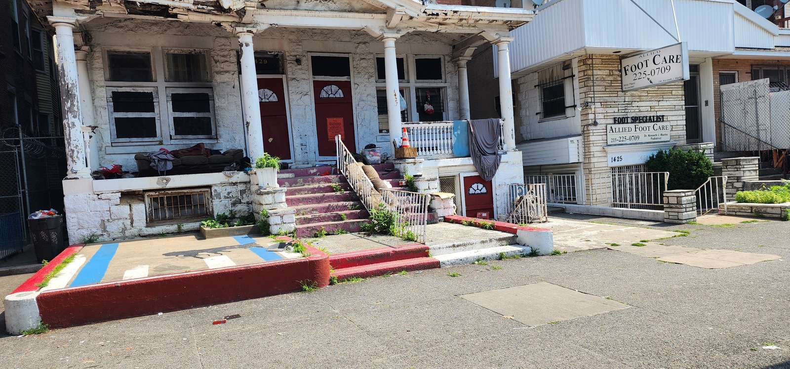 Photographic documentation of the work as submitted to the city's 311 record.