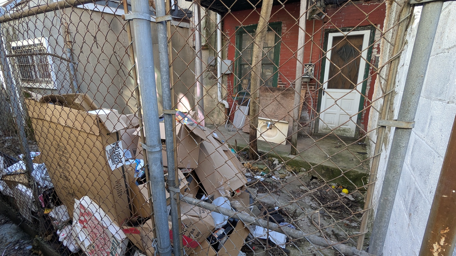 Photographic documentation of the work as submitted to the city's 311 record.