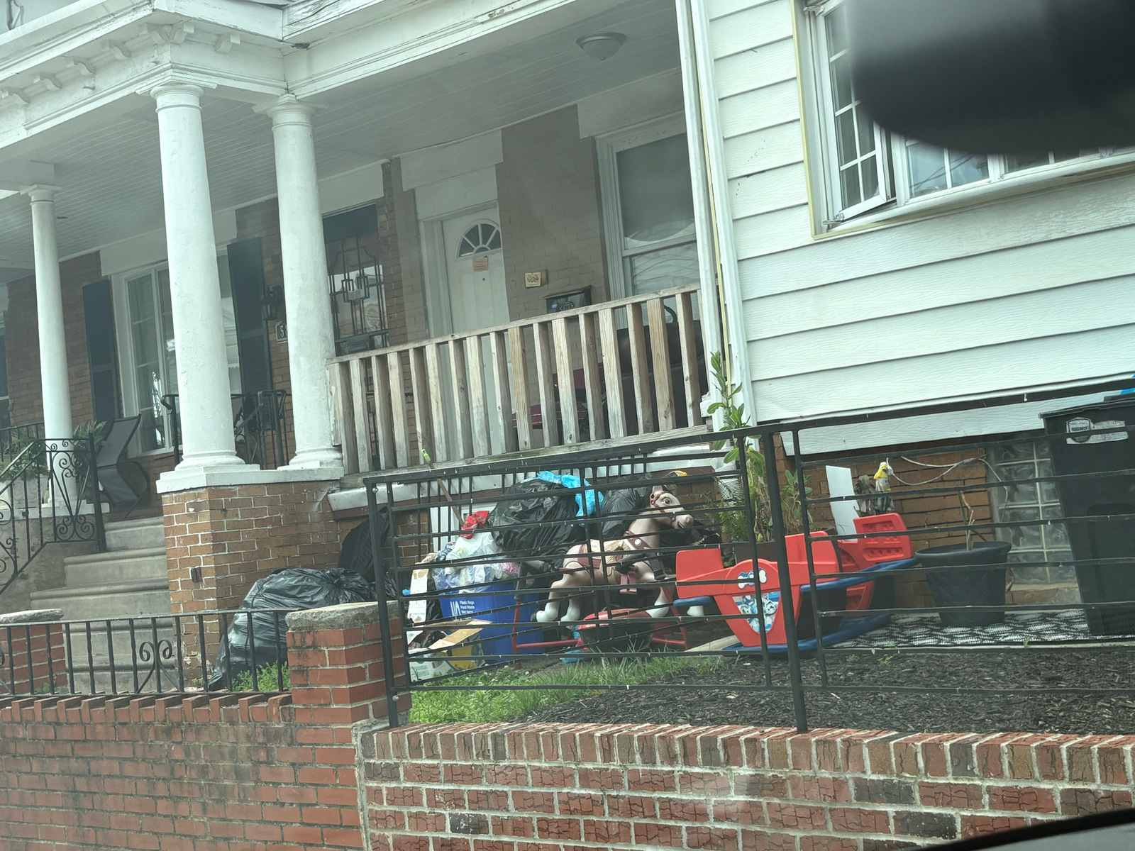 Photographic documentation of the work as submitted to the city's 311 record.