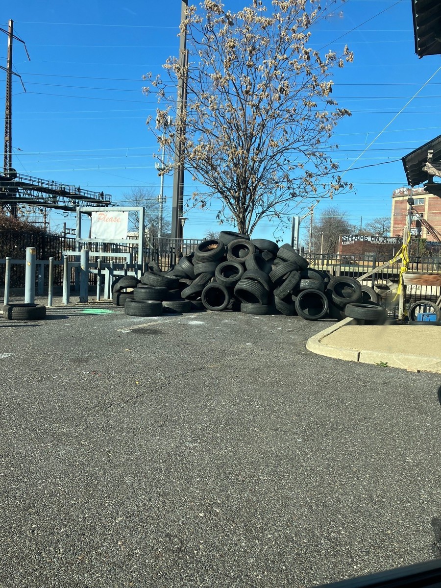 Photographic documentation of the work as submitted to the city's 311 record.