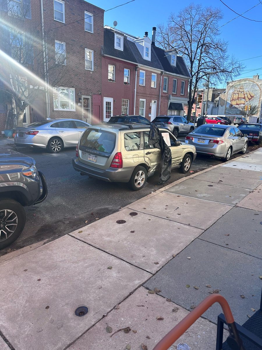 Photographic documentation of the work as submitted to the city's 311 record.