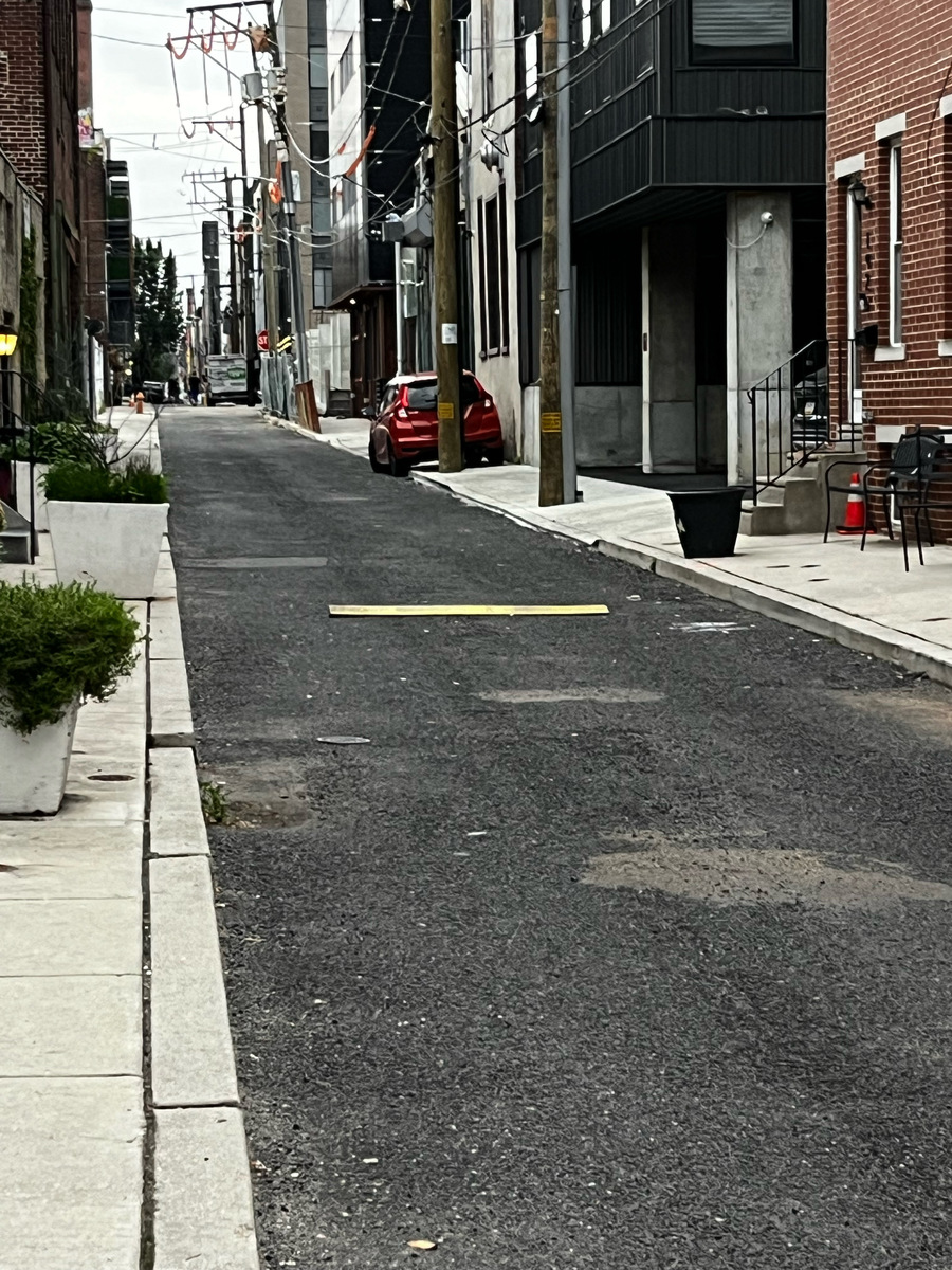 Photographic documentation of the work as submitted to the city's 311 record.