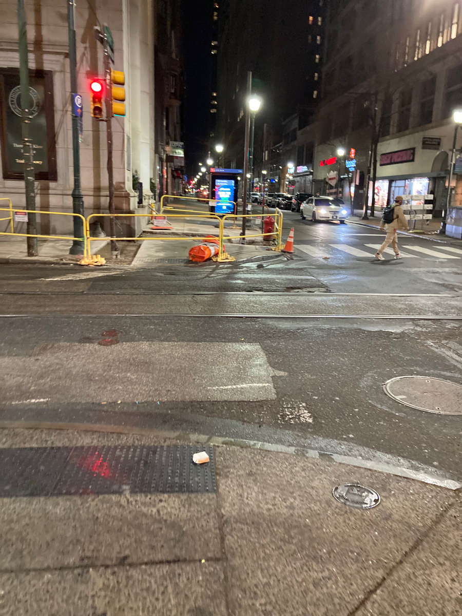 Photographic documentation of the work as submitted to the city's 311 record.