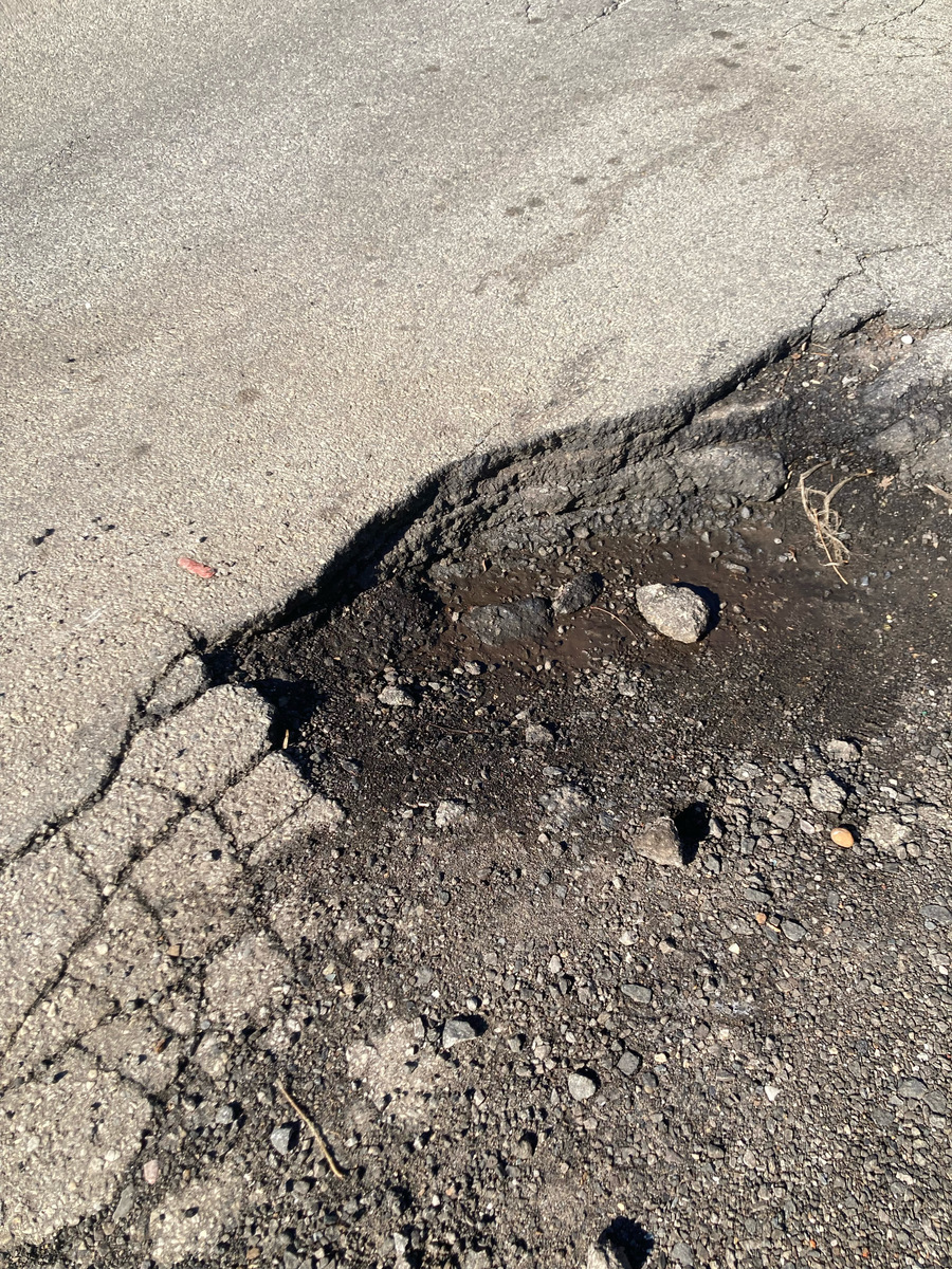 Photographic documentation of the work as submitted to the city's 311 record.