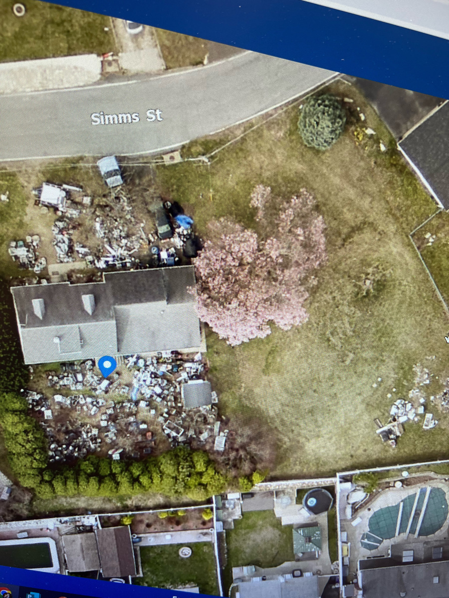 Photographic documentation of the work as submitted to the city's 311 record.