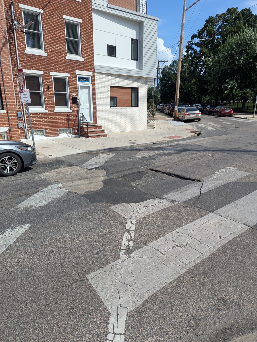 Photographic documentation of the work as submitted to the city's 311 record.