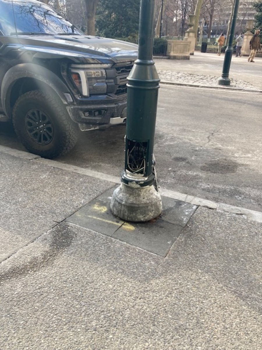 Photographic documentation of the work as submitted to the city's 311 record.