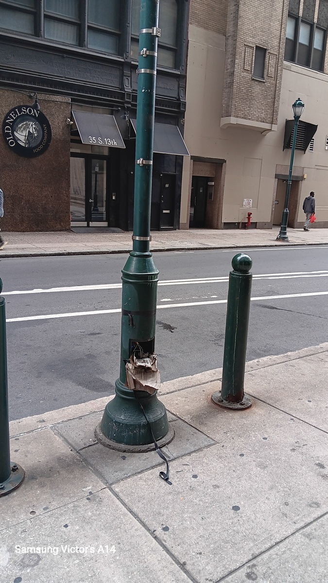 Photographic documentation of the work as submitted to the city's 311 record.