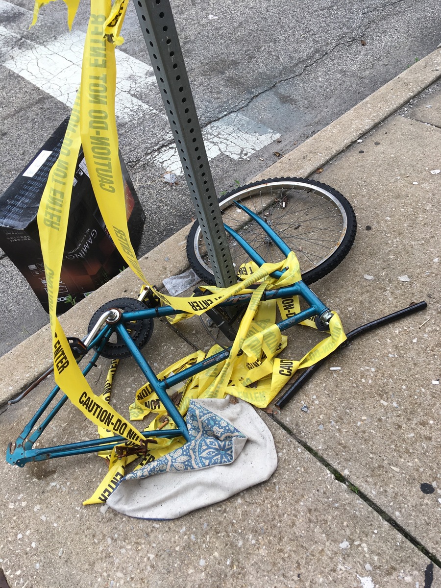 Photographic documentation of the work as submitted to the city's 311 record.