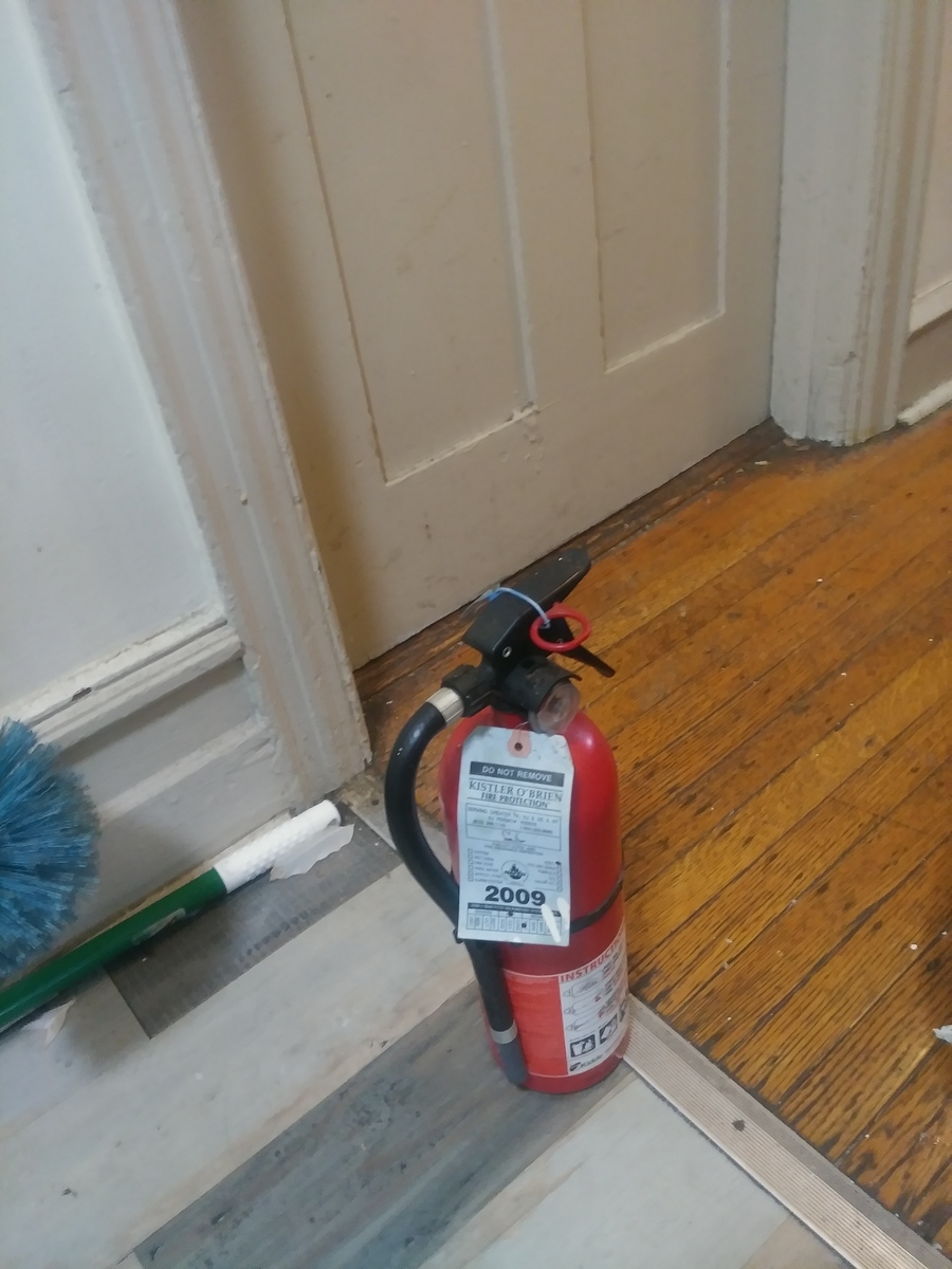Photographic documentation of the work as submitted to the city's 311 record.