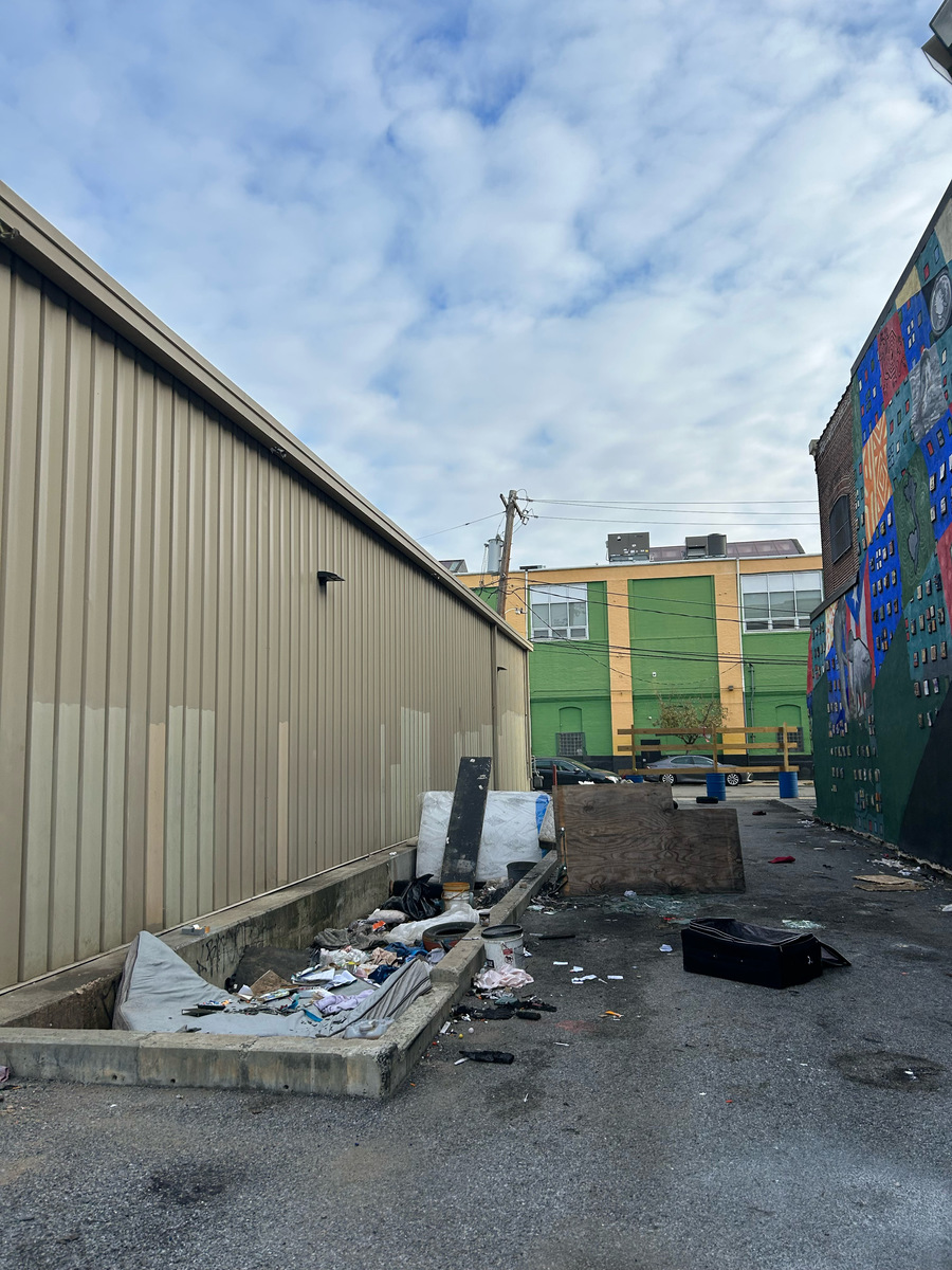 Photographic documentation of the work as submitted to the city's 311 record.