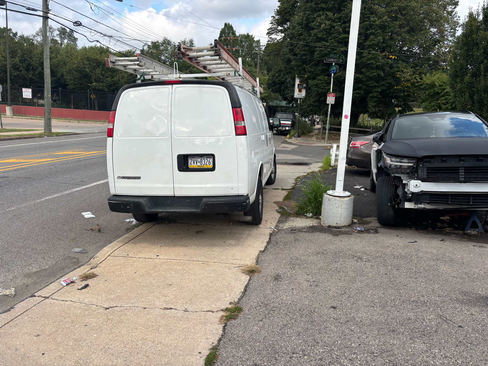 Photographic documentation of the work as submitted to the city's 311 record.