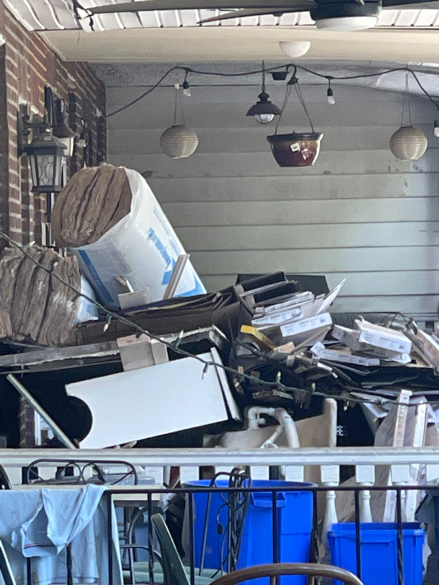 Photographic documentation of the work as submitted to the city's 311 record.