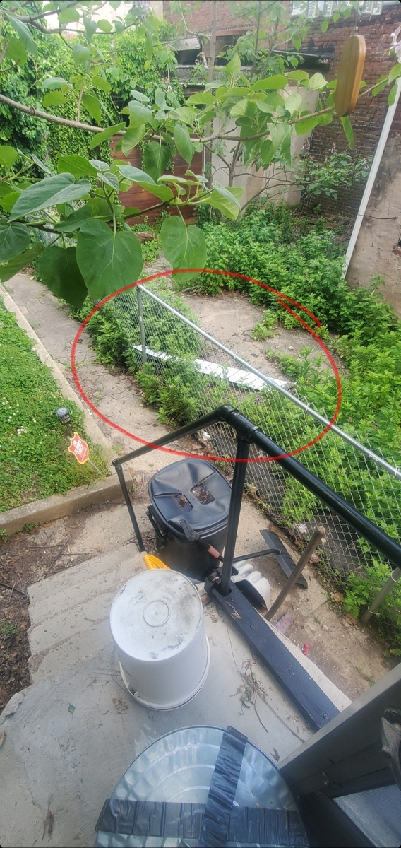 Photographic documentation of the work as submitted to the city's 311 record.