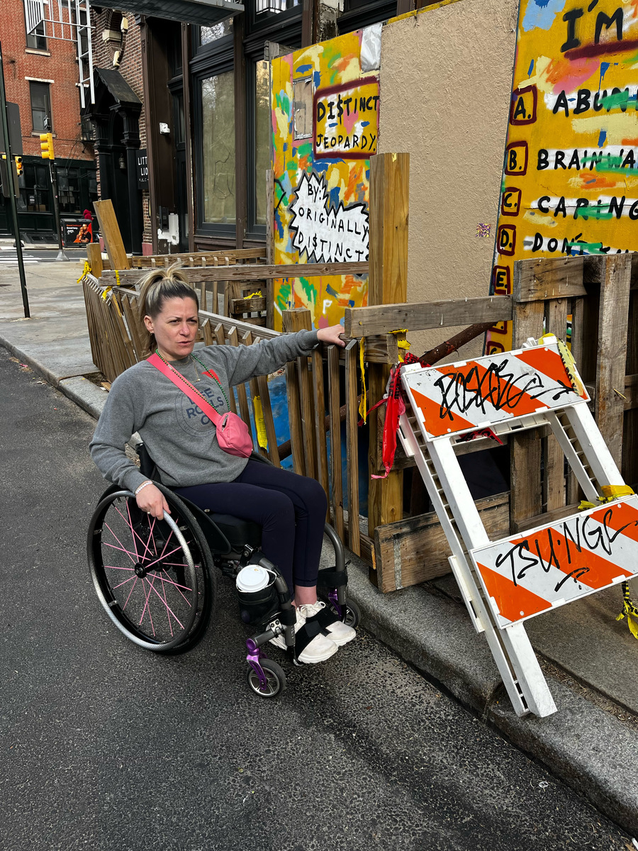 Photographic documentation of the work as submitted to the city's 311 record.