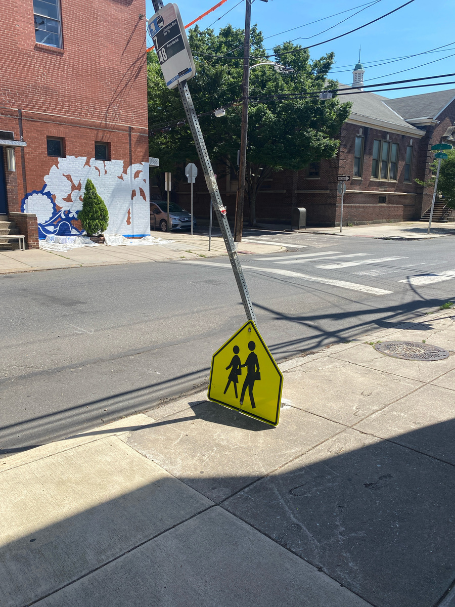 Photographic documentation of the work as submitted to the city's 311 record.