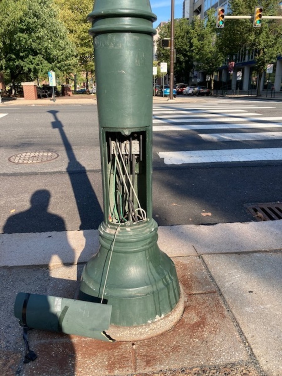 Photographic documentation of the work as submitted to the city's 311 record.