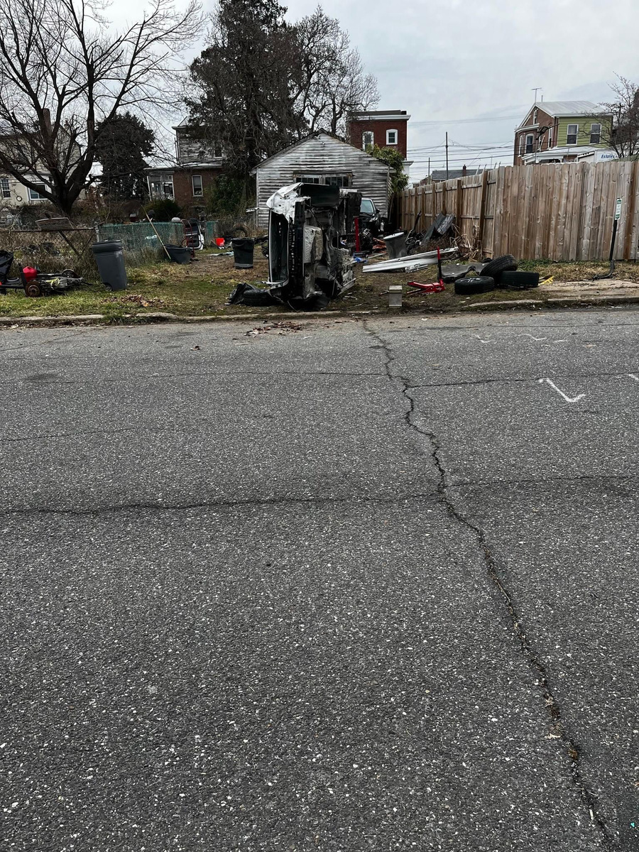 Photographic documentation of the work as submitted to the city's 311 record.
