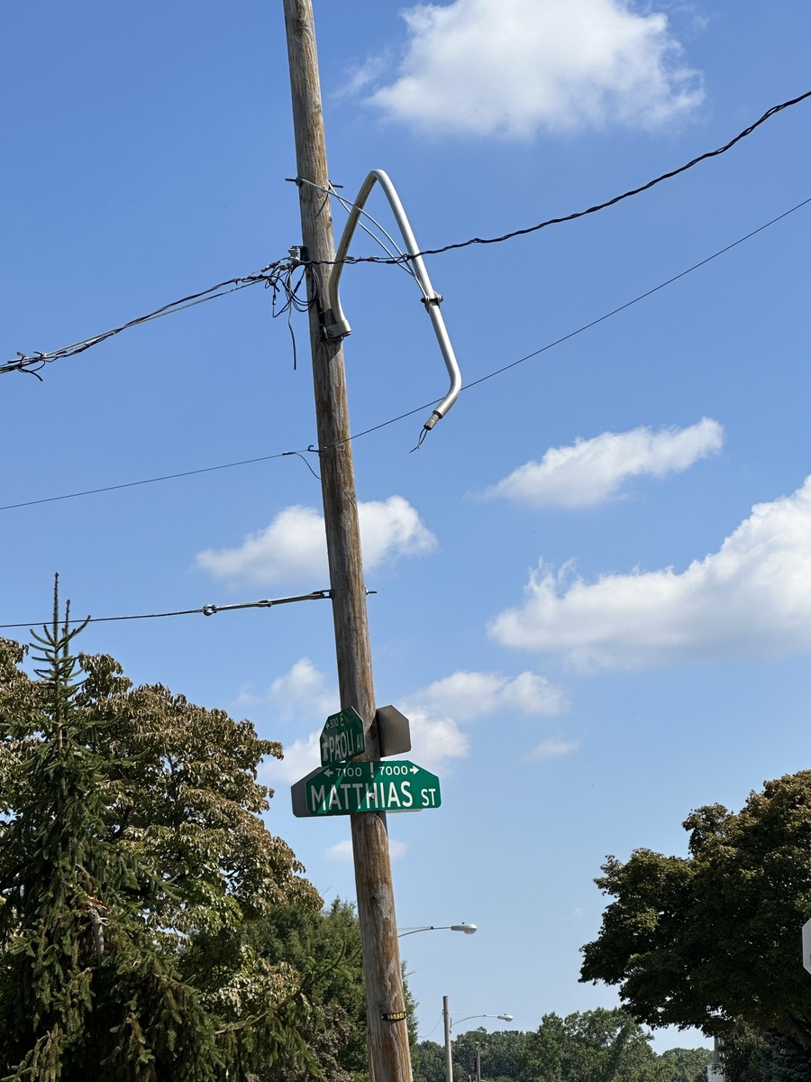 Photographic documentation of the work as submitted to the city's 311 record.