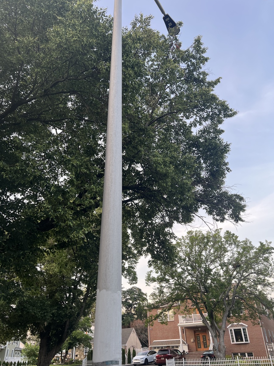 Photographic documentation of the work as submitted to the city's 311 record.